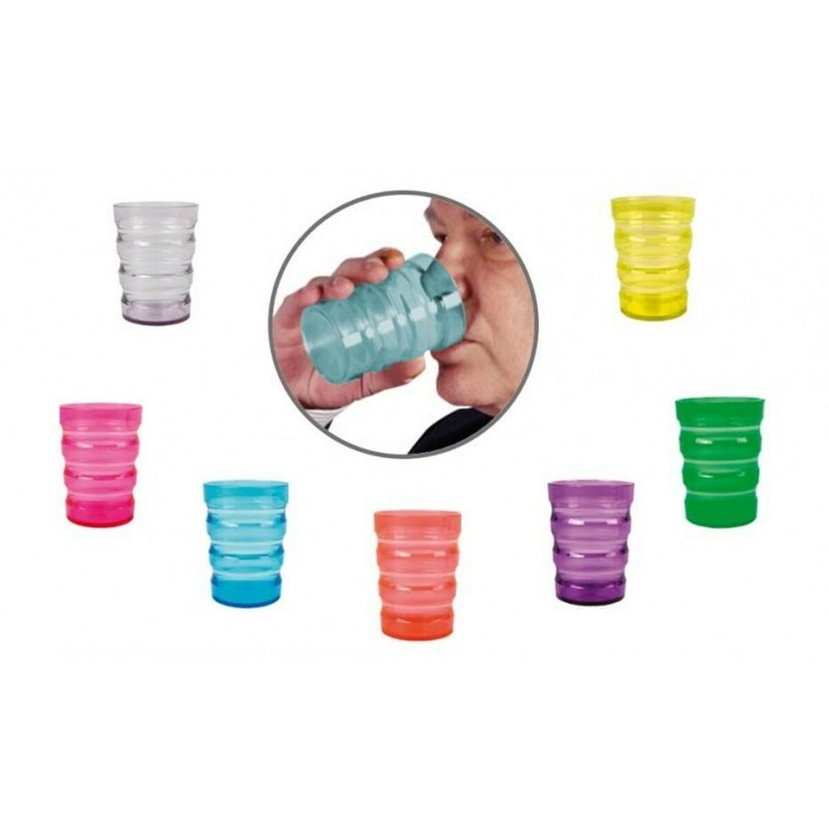 Termoskuppi kannella SUNDO 21014 Pinkki 200 ml